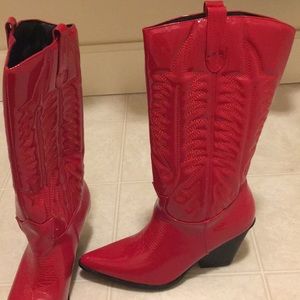 red boots